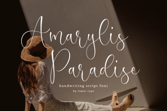 Amarylis Paradise: A Stylish Handwritten Script Font