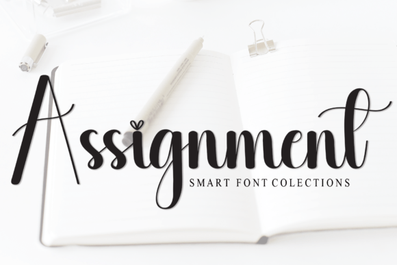 Assignment Font: Adding a Joyful, Romantic Touch to Your Designs