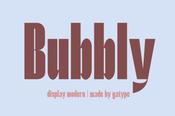 Bubbly: The Sans Serif Font with a Daring Personality