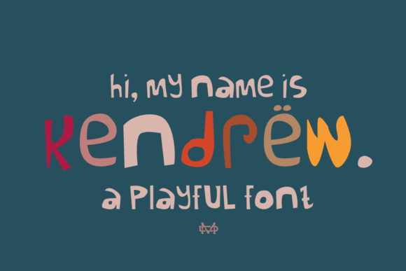 Discover the Charming Appeal of the Kendrew Typeface