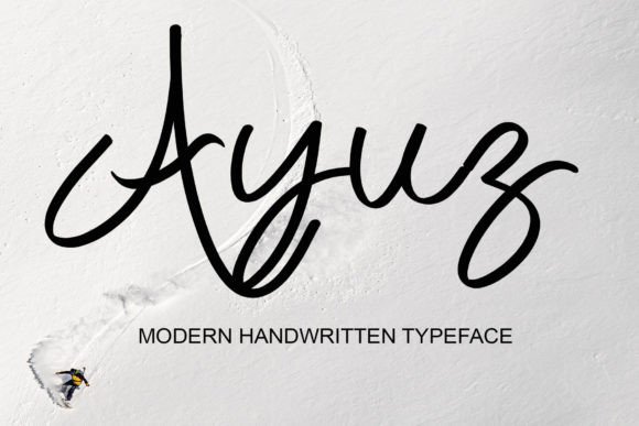 Discovering Ayuz: The Handwritten Font That Elevates Creative Projects