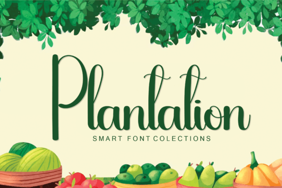 Discovering Plantation: The Sweet Handwritten Font for Joyful Designs