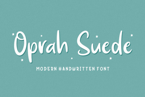 Oprah Suede: A Handwritten Font for Classic and Feminine Designs